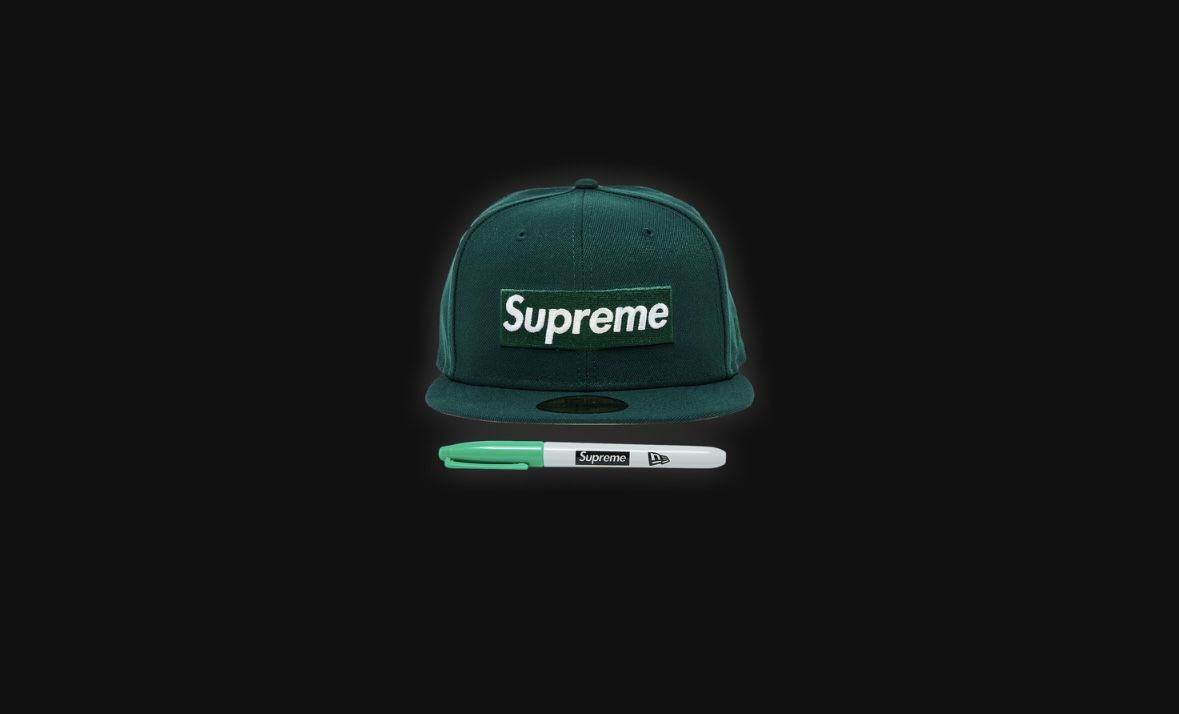 Supreme Fitted 7 1/8 “sharpie” Green