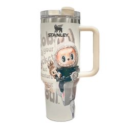 Stanley Labubu Motorcycle Edition 40oz W/keychain
