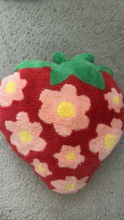 Urban outfitters strawberry throw pillow