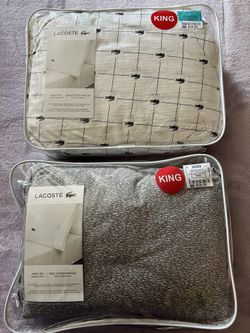 Lacoste 🐊 King Sheet Sets 