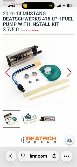 2011-2014 Mustang Deatschwerks fuel pump