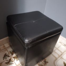 Small Leather Ottoman With Storage