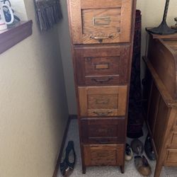 Antique File Cabinet