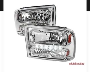 NEW LED Crystal Headlights for 99-04 FORD F250