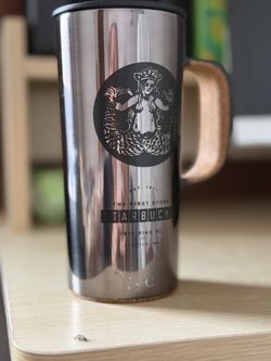 Starbucks Original Pike Place 1970s Stainless Steel 12 Oz NEW