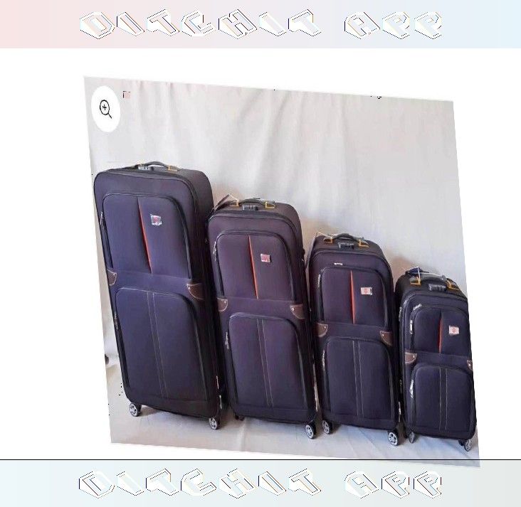 Expandable Luggage Set More Space When Needed rest position