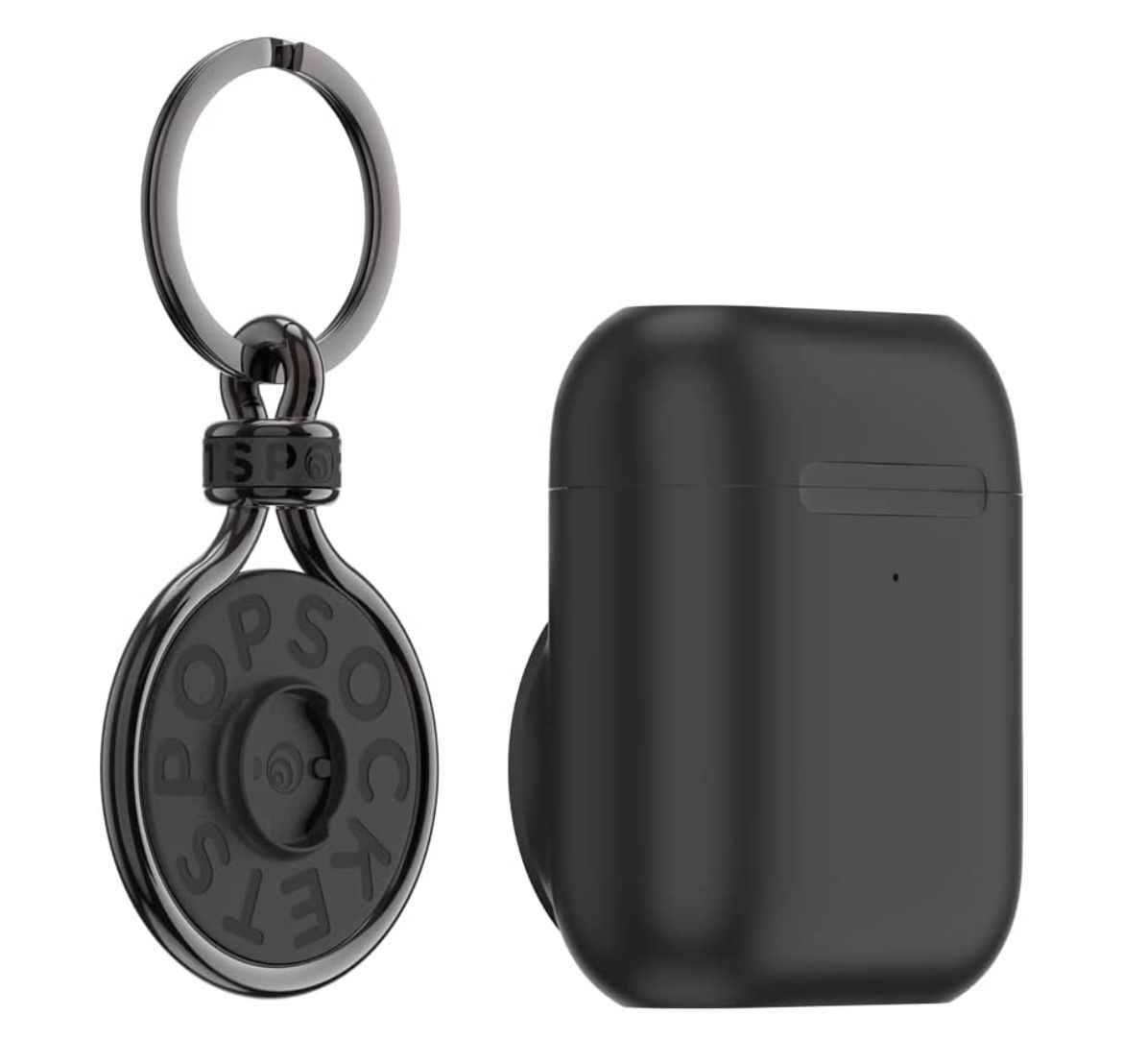 PopSocket AirPods Holder Key Ring Black