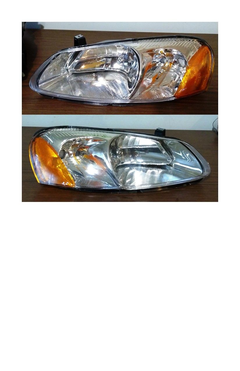 LEFT & RIGHT HEADLIGHTS DG10093-B FITS 2001-06 DODGE STRATUS 4D 2001-03 CHRYSLER SEBRING 4D/CONV
