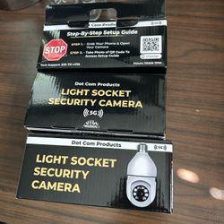 Light Socket Security Cameras 