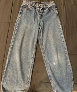 RSQ Light Wash Wide Leg Jeans