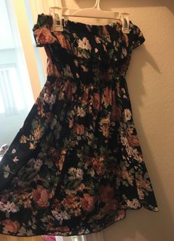 Spring floral dress