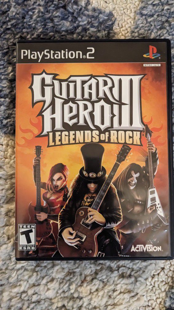 PS2 Guitar Hero III With Manual  $10