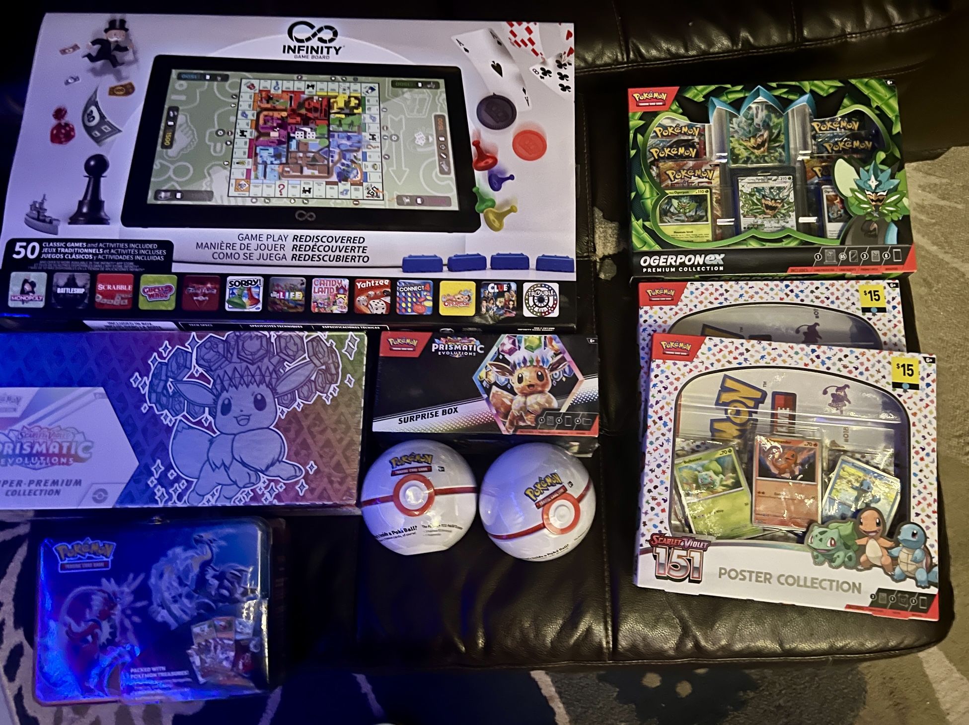Infinity Game Board And Pokemon