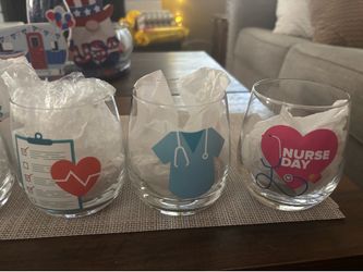 Wine glasses for nurses