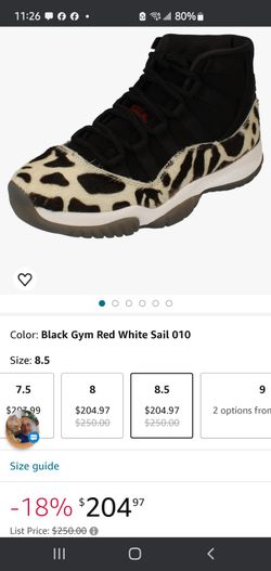 Jordan's  Fuzzy Cheeta Pattern