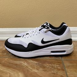 Nike Air Max 1 G Shoes Black/White Size 8