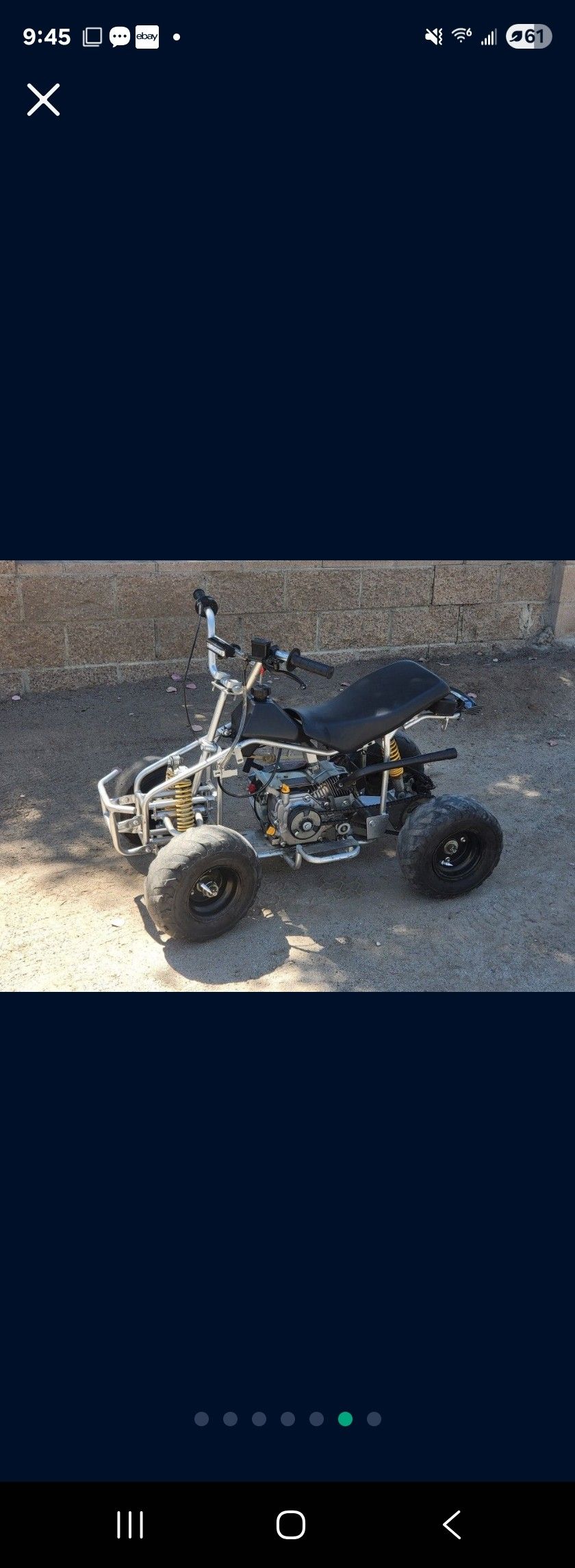 Mini Quad Mini Bike Predator Ghost