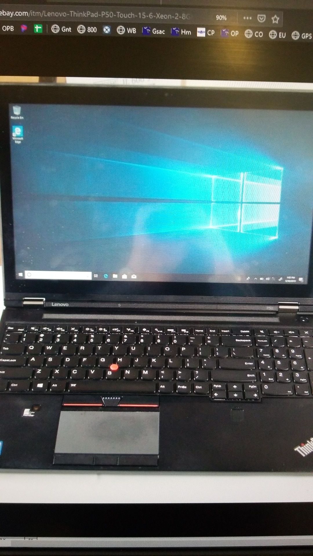 Lenovo p50 Workstation Laptop Xeon nVidia Quadro 32g ram NVME Docking Station
