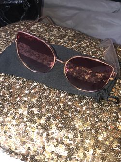 Pink & gold glasses