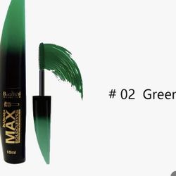 Green Smudge Proof Waterproof Longlasting Mascara Cream