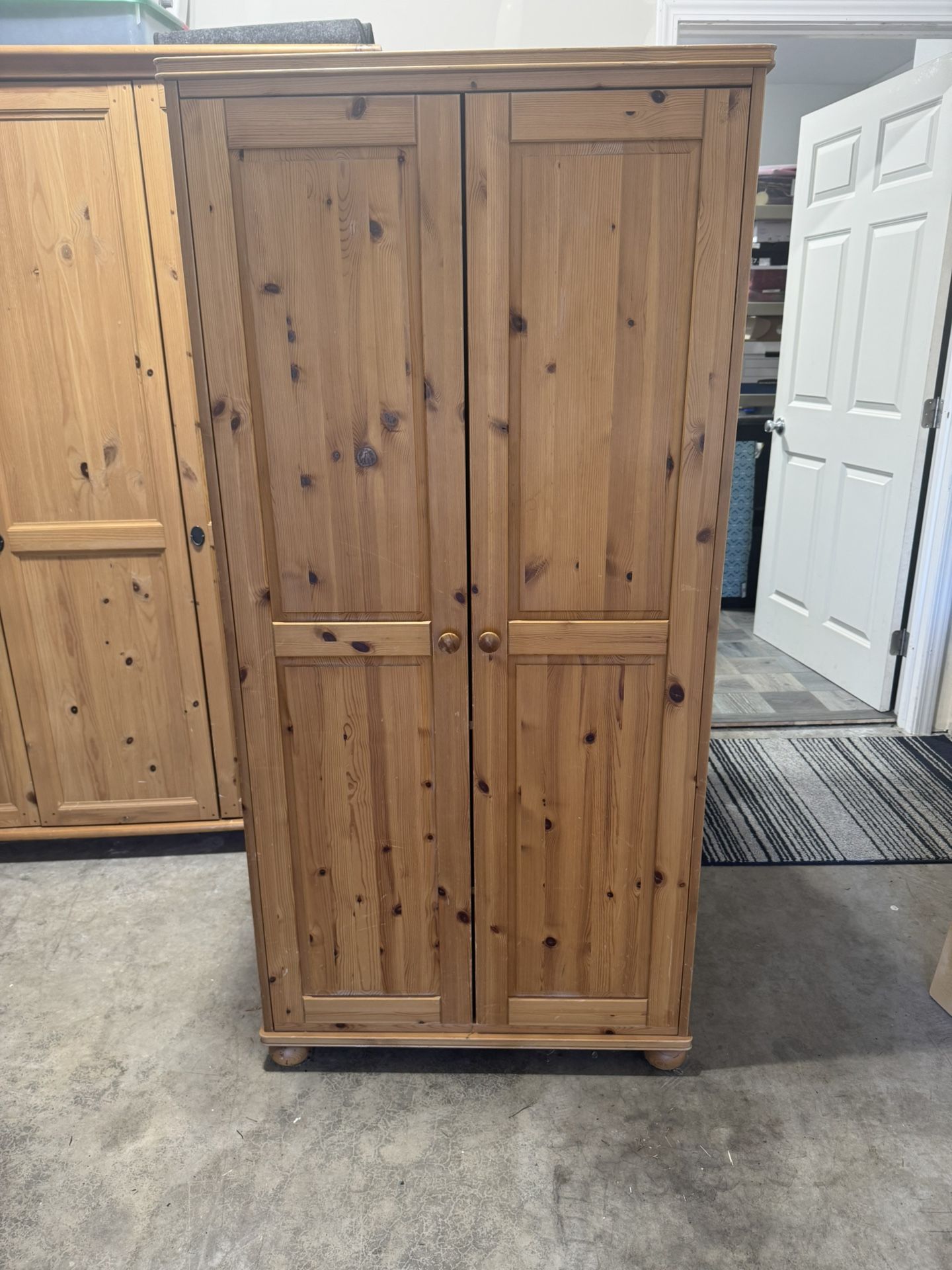 Hardwood Armoire 