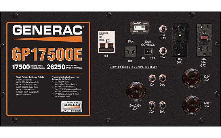 Generac  GP17500E  Whole Home Generator