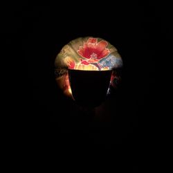 Red Poppy Teacup & Saucer Night Light 