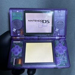 Nintendo DS Lite - Atomic Purple Transparent w/ Charger