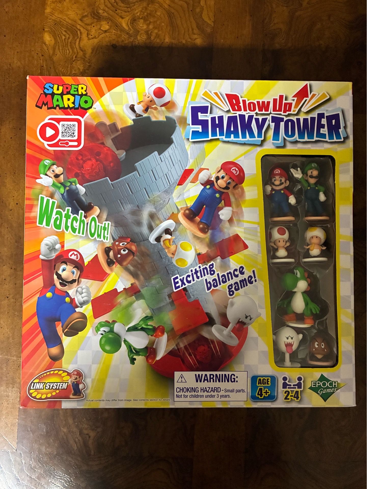Super Mario Blow Up Shaky Tower Game