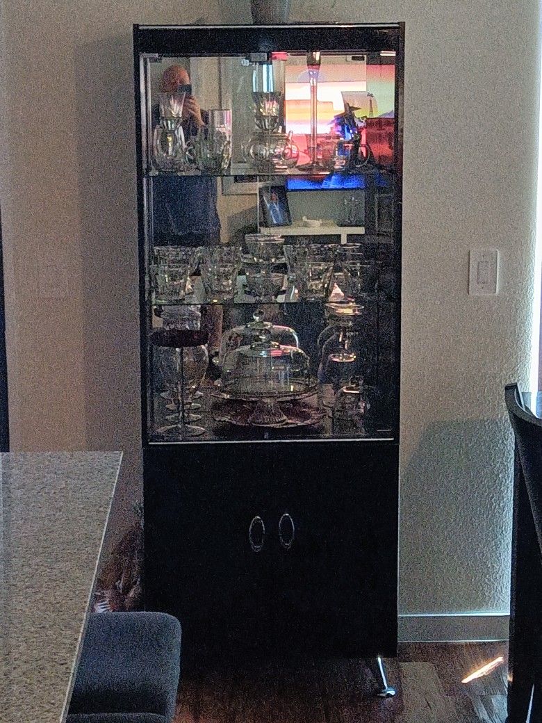 Curio 74"H 28"W 15"D