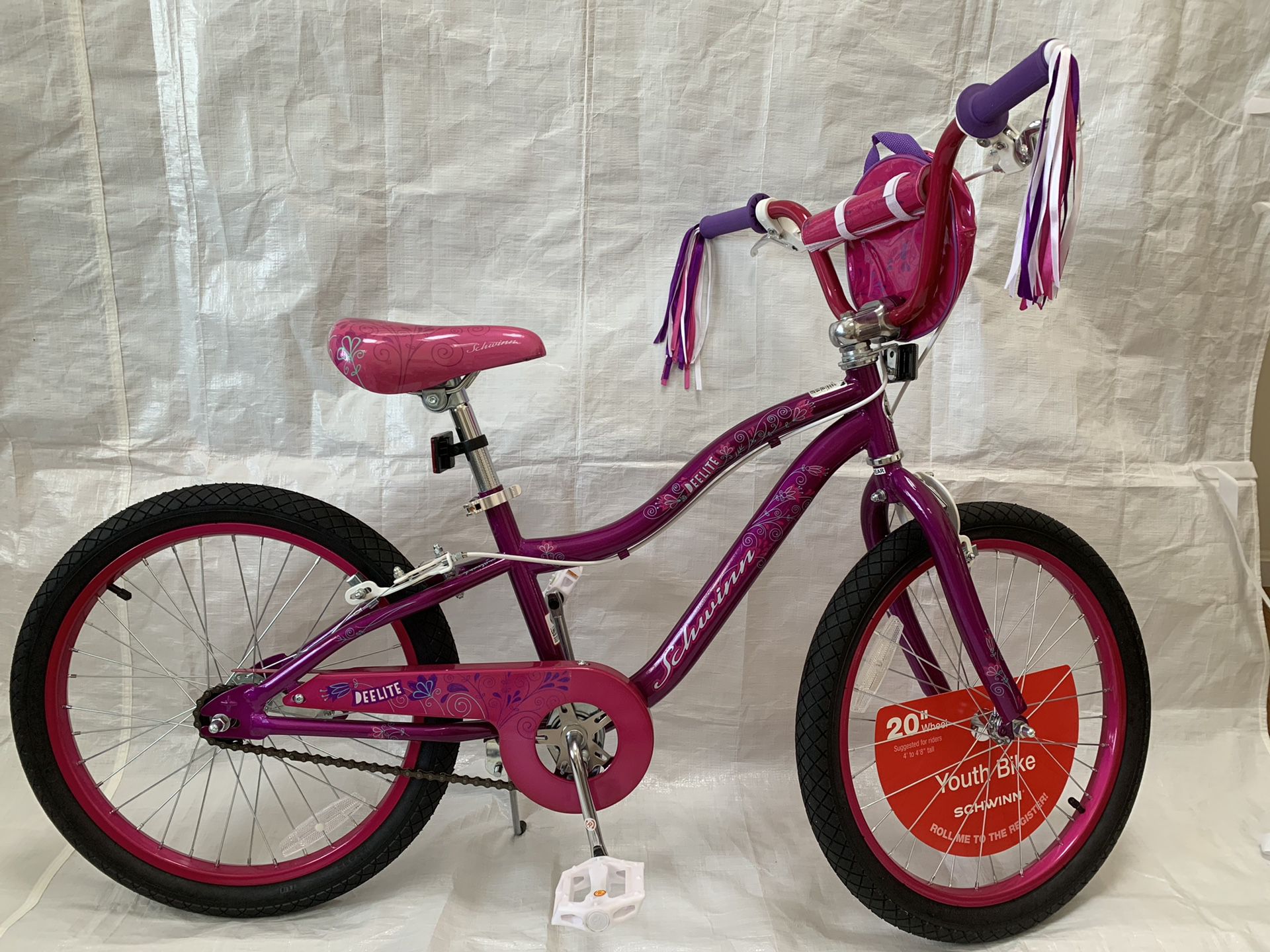 20” Schwinn Girls bike (purple)