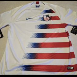 New Mens Nike Dri-Fit USA Soccer Jersey 2018 USMNT Home 