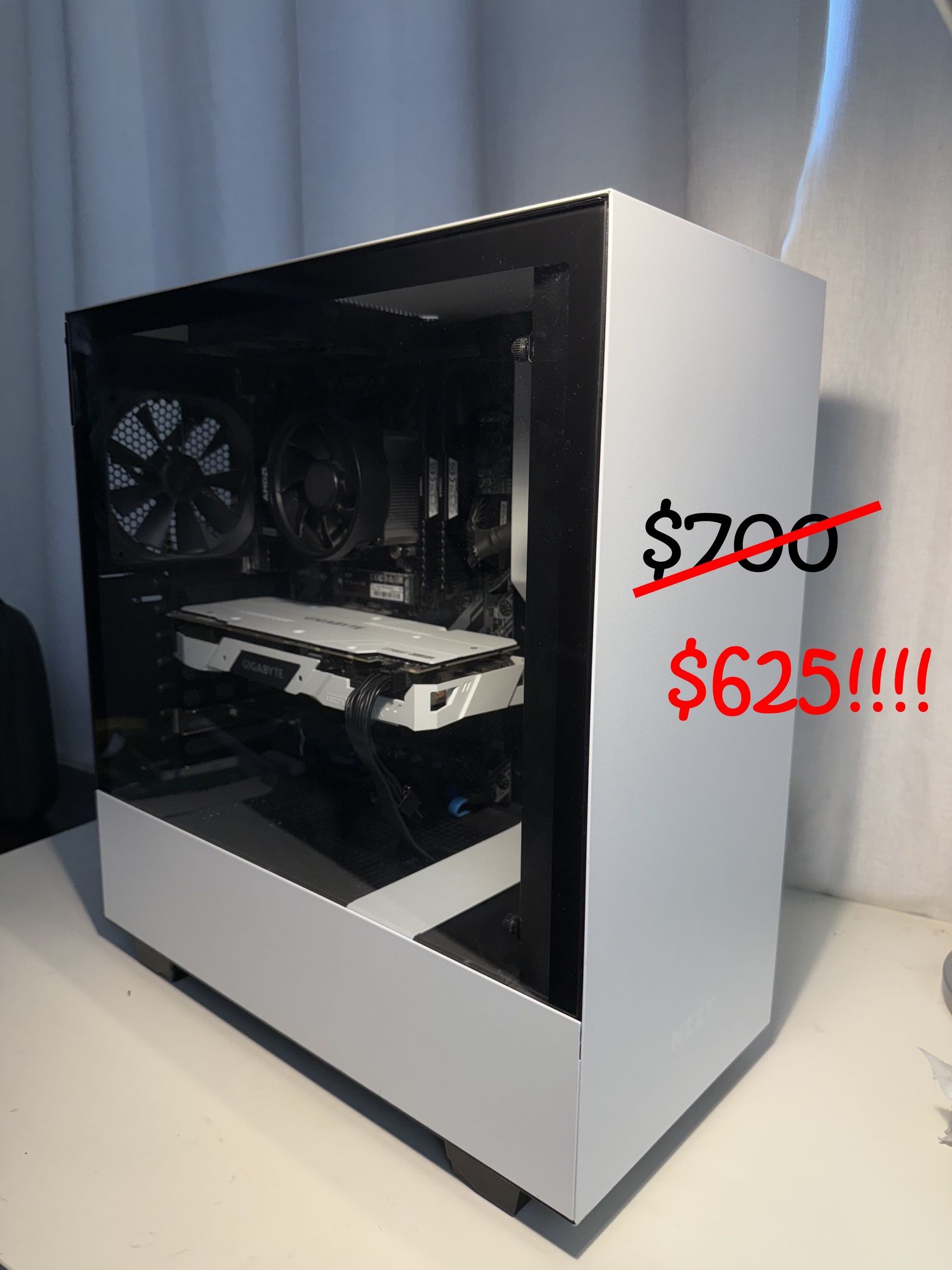 SUPER CLEAN GAMING PC: RTX 2060Super, Ryzen 5 3600X, 1 TB SSD