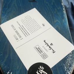 Skateboard deck of skateboarder on beach photo Kevin spanky baker new 8.5