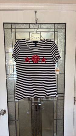 Karen Scott Sea Shell T-Shirt-Small