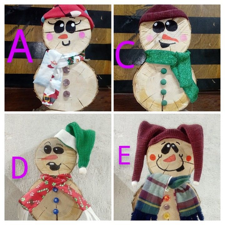 Handmade Live Edge Snowbabies!