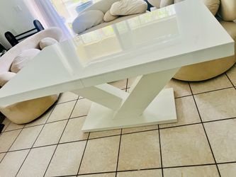 White Extendable Dining Table