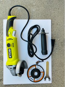 Ryobi 7.5 Amp 4-1/2 in. Corded Angle Grinder w/ Rotating Rear Handle