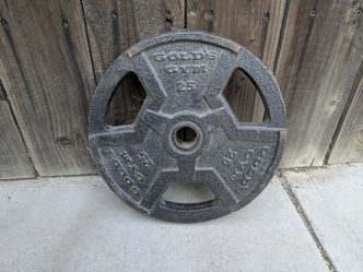 Gold's Gym Cast Iron Weight Plate 25 Lbs