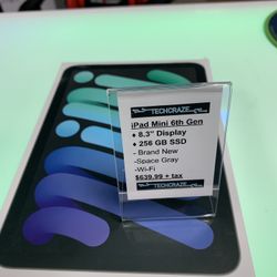 iPad Mini 6th Gen 256GB Space Grey