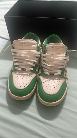 Amiri Skel Low-Top Sneakers Green White