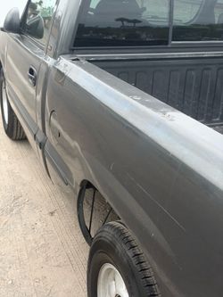 GMC sierra single cab and trailer