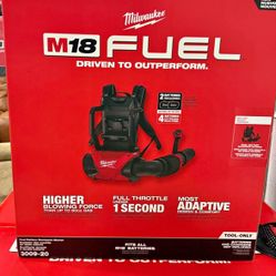🔥 New Milwaukee M18 Fuel Backpack Blower 