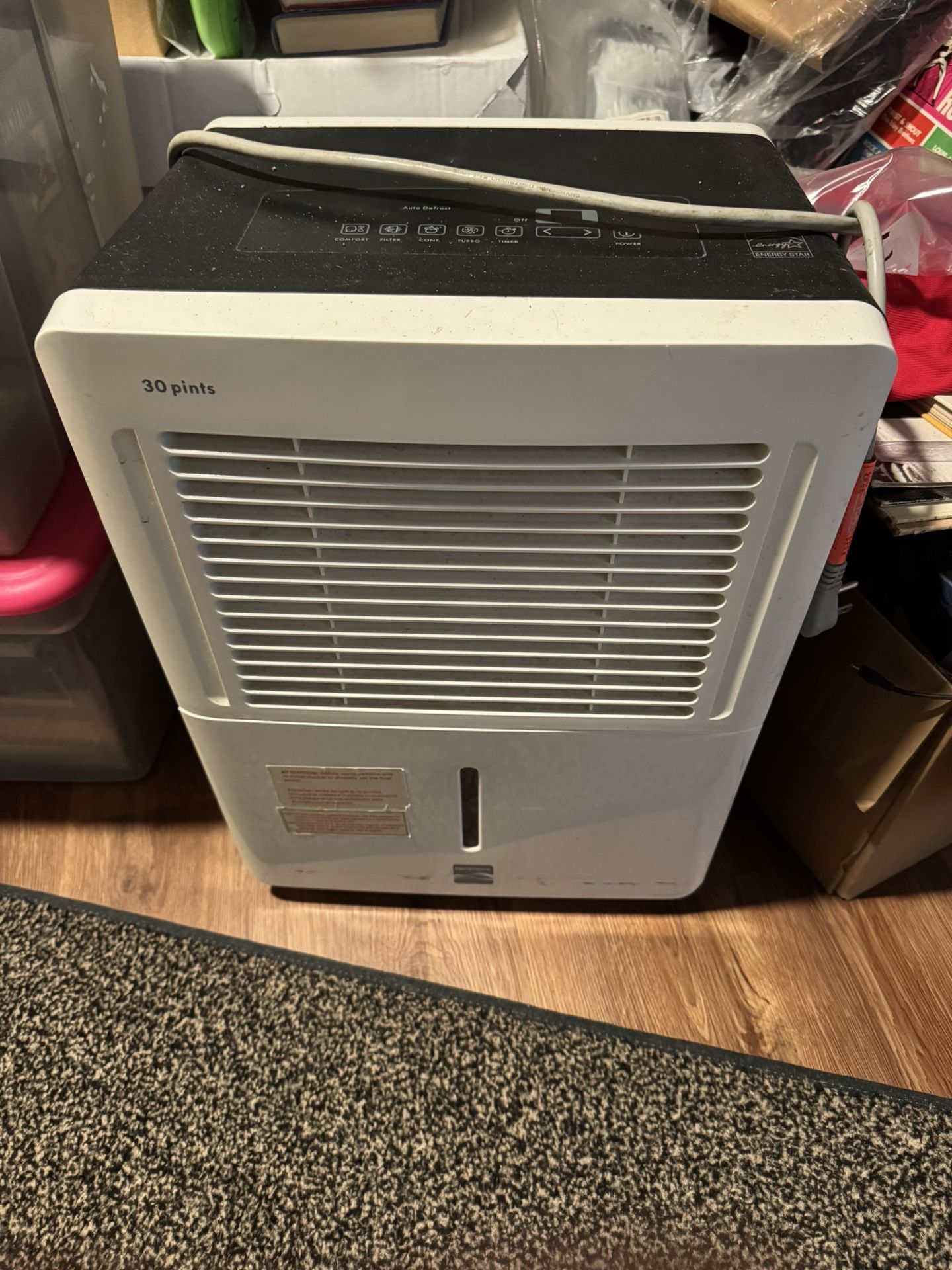 Kenmore Dehumidifier 30 Pint
