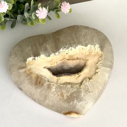 Druzy Agate Heart 🤍