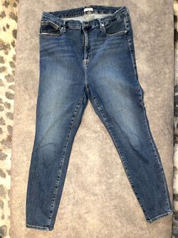 Good American Dark Blue Skinny Jeans Size 18
