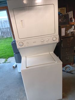 Stackable washer and dryer electric