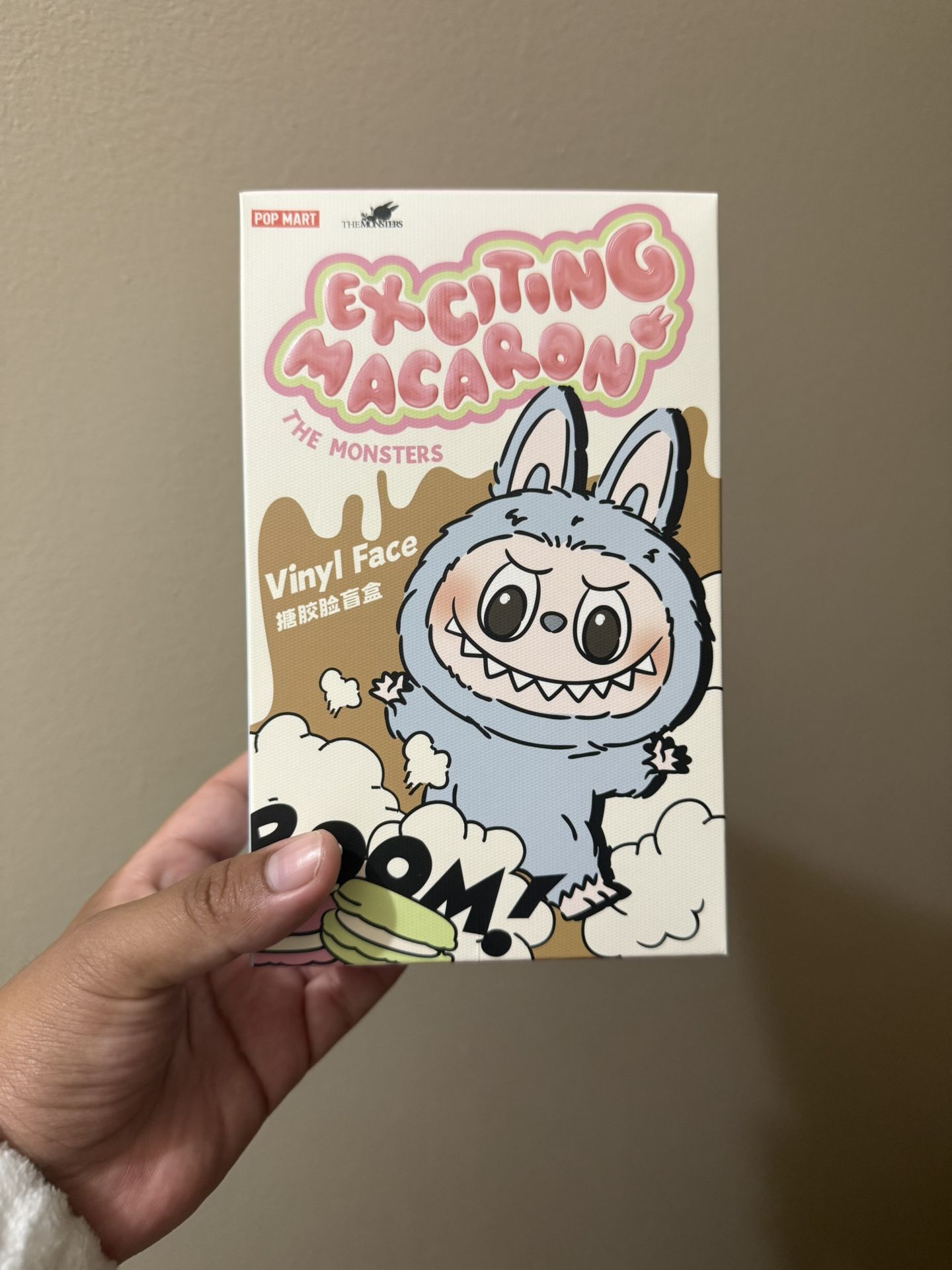 Excited macaron Labubu