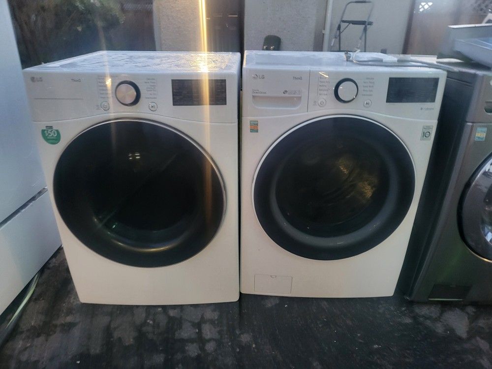 Lg Washer And Dryer Set Electric 