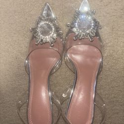 New Clear Crystal Heels